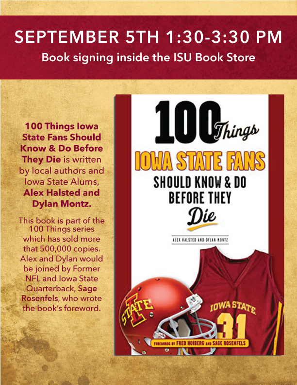 book-launch-100-things-iowa-state-fans-should-know-do-before-they-die-events-calendar